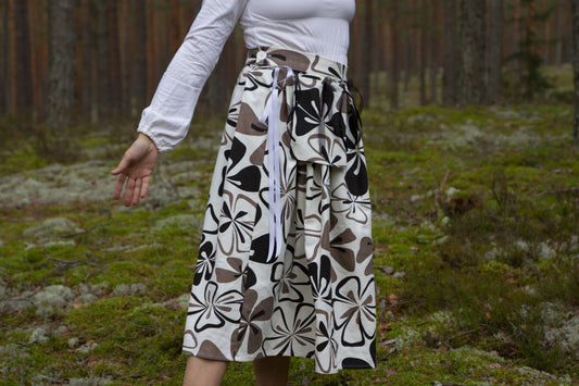 The "Forest Whisper" Floral Skirt