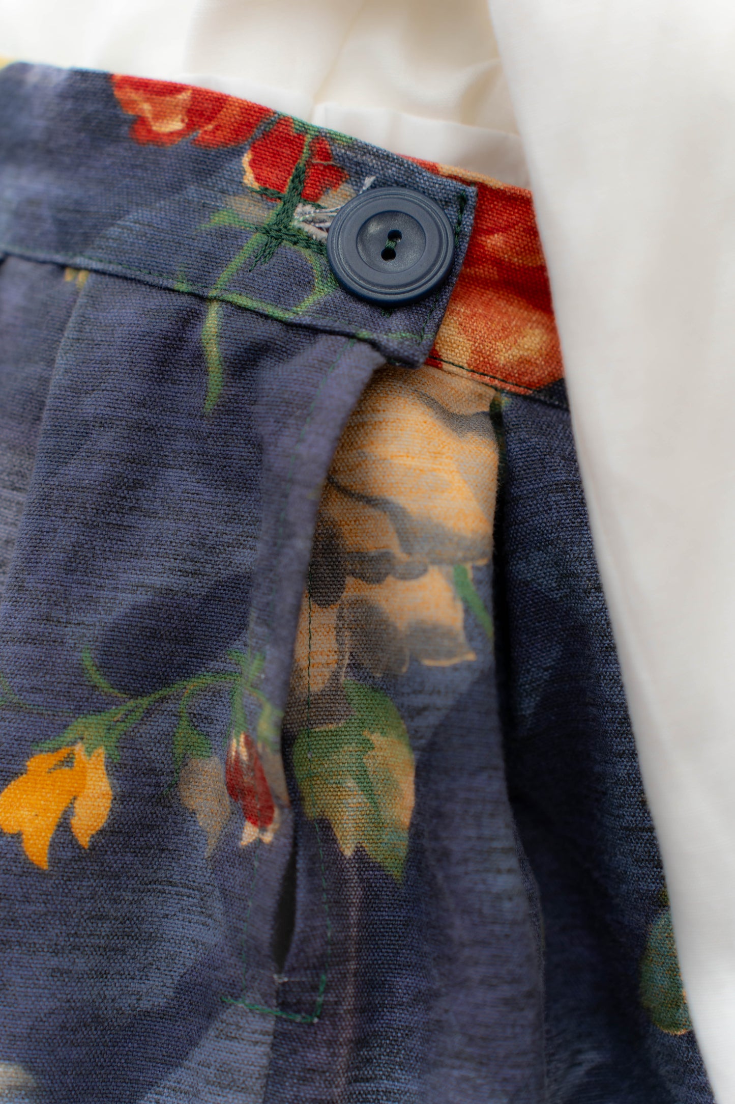 The "Midnight Garden" Utility Skirt