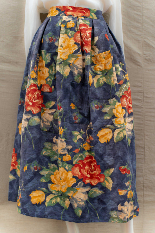 The "Midnight Garden" Utility Skirt