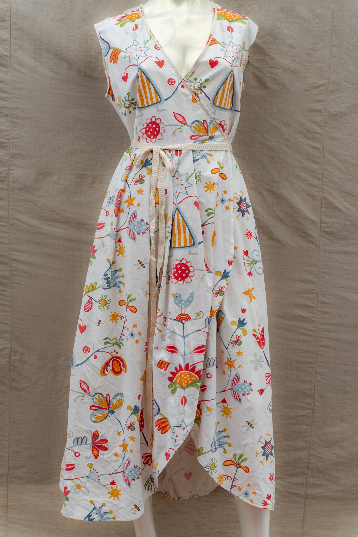 "Summer Carnival" Wrap Dress