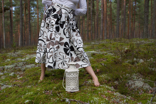 The "Forest Whisper" Floral Skirt
